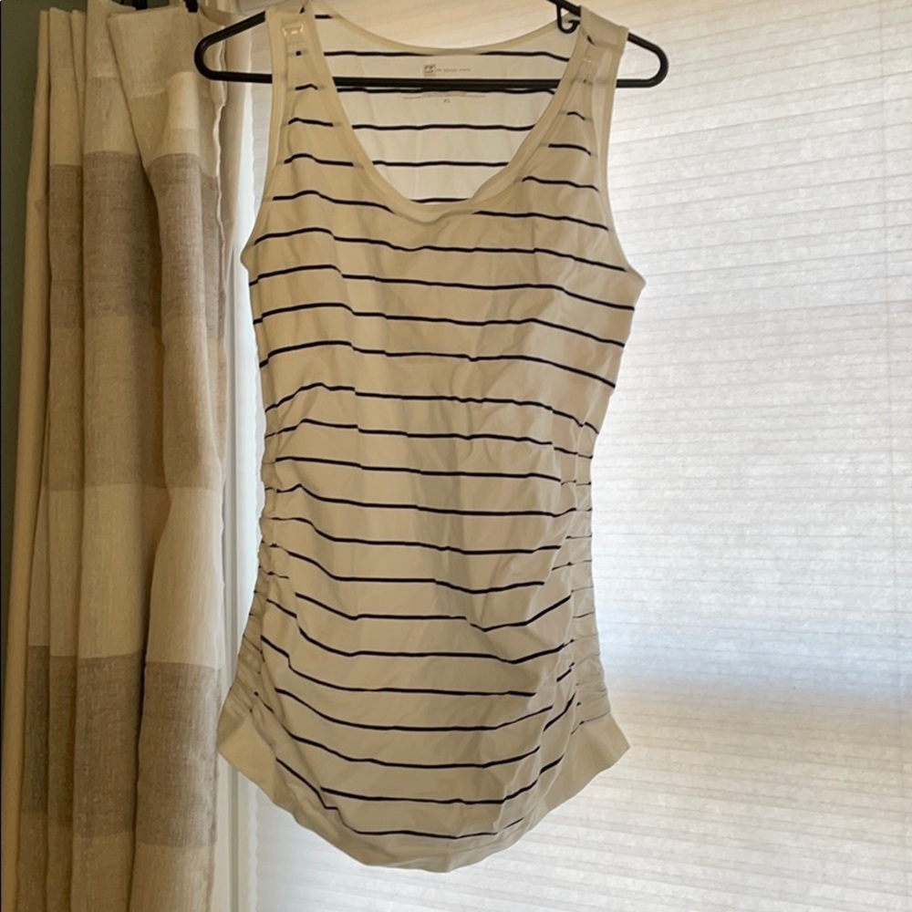 Maternity nursing tank top